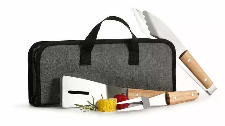 Sagaform BBQ-setti 3 osaa, laukku - Koti ja Keittiö - 5017892 - 1