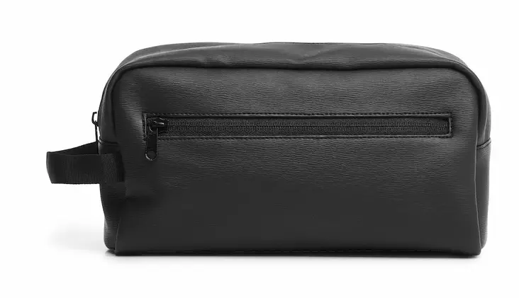 Sagaform Toilettilaukku tekonahka, musta - Tekstiilit ja Laukut - 5018092 - 1