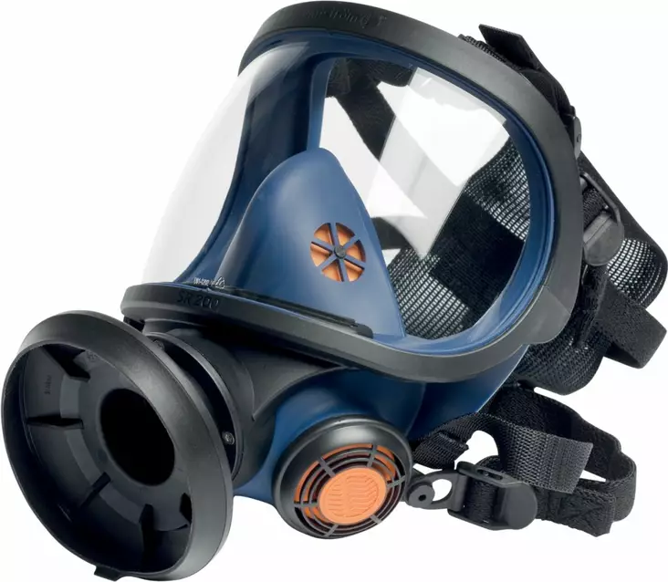 Sundström SR 200 Kokonaamari Lasivisiiri - Sundström hengityksensuojaimet - H01-1312 - 1