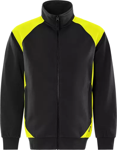 Fristads Collegetakki 7248 GSM, Musta/Neonkeltainen - Fristads Työpaidat - 301570-982 - 1