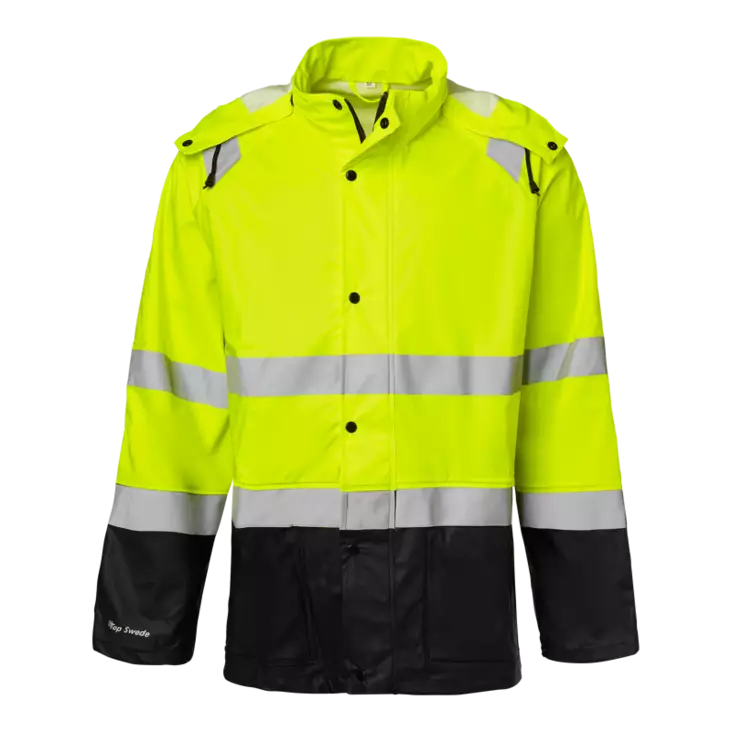 Top Swede 180 HV Sadetakki, Keltainen/Musta - Huomiosadeasut - TS-180-982 - 1