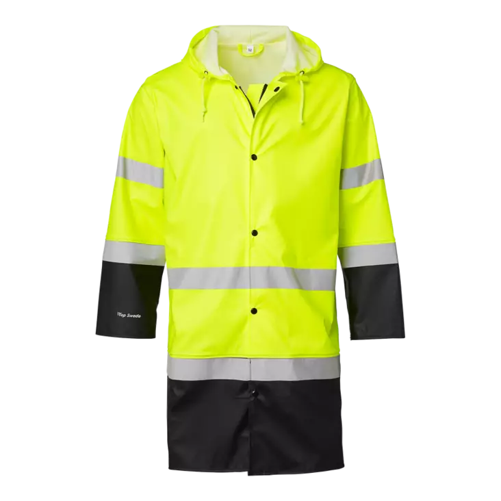 Top Swede 181 HV Sadetakki pitkä, Keltainen/Musta - Huomiosadeasut - TS-181-982 - 1