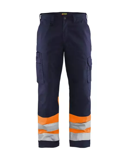 Blåkläder Highvis housut Mariininsininen/Huomio oranssi - Blåkläder Huomiotyövaatteet - 156418118953 - 1