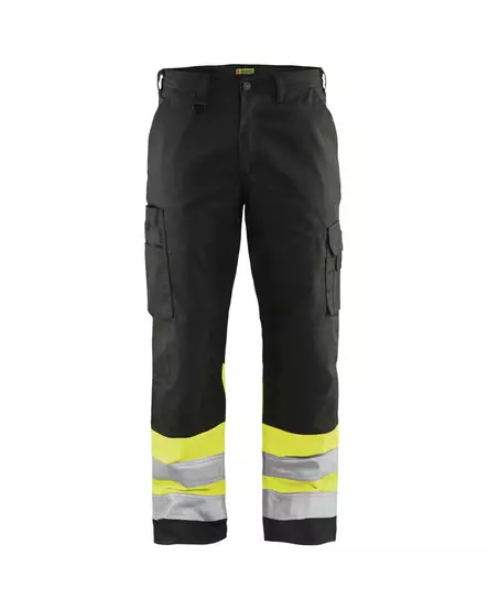 Blåkläder Highvis housut Musta/Huomio keltainen - Blåkläder Huomiotyövaatteet - 156418119933 - 1