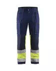Blåkläder Highvis housut stretch Mariininsininen/Huomio keltainen - Blåkläder Huomiotyövaatteet - 155118118933 - 1