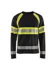 Blåkläder Highvis pitkähihainen t-paita Musta/Huomio keltainen - Blåkläder Huomiotyövaatteet - 351010309933 - 1