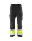 Blåkläder Highvis softshell housut Musta/Huomio keltainen - Blåkläder Huomiotyövaatteet - 156225179933 - 1