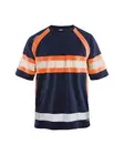 Blåkläder Highvis t-paita Mariininsininen/Huomio oranssi - Blåkläder Huomiotyövaatteet - 333710518953 - 1