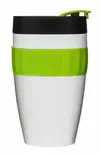 Sagaform To Go muki, valkoinen/vihreä/musta - Koti ja Keittiö - 5017153 - 1