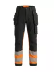 BoSafety HV Stretch RT-housut LK1, Oranssi/Musta COMBO PLUS - Huomiohousut - TR-COMBOP-C1-0203 - 1