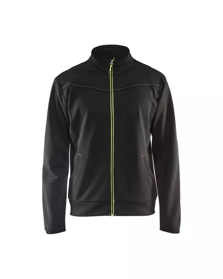 Blåkläder College vetoketjulla Musta/Huomio keltainen - Blåkläder Työvaatteet - 336225269933 - 1