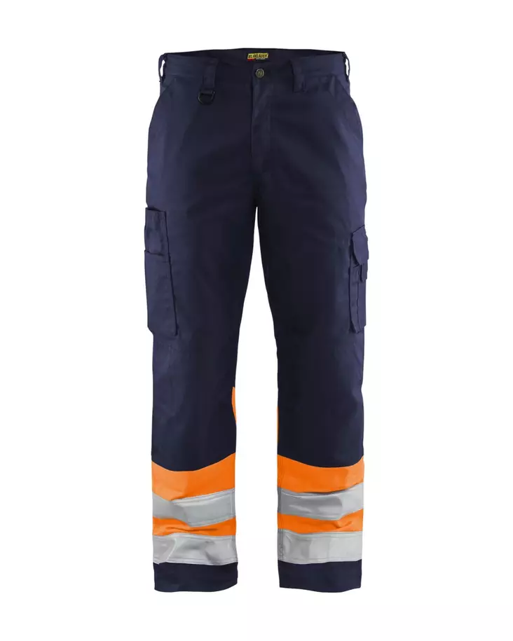 Blåkläder Highvis housut Mariininsininen/Huomio oranssi - Blåkläder Huomiotyövaatteet - 156418118953 - 1