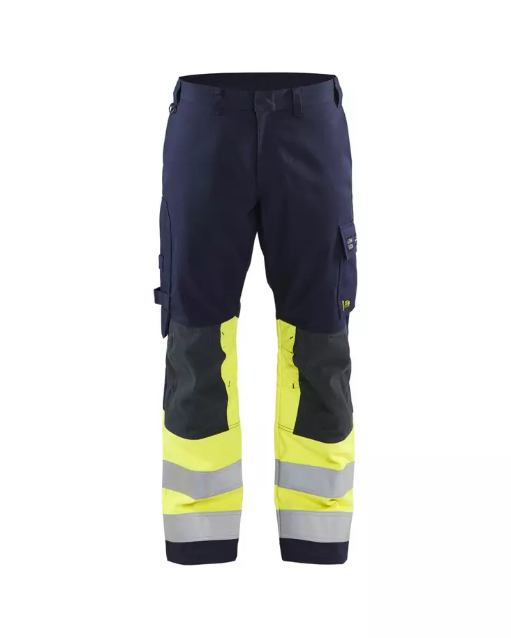 Blåkläder Multinorm housut Mariininsininen/Huomio keltainen - Blåkläder Työvaatteet - 147815148933 - 1