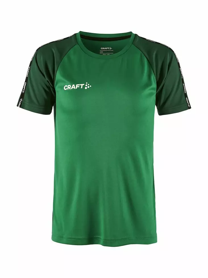 Craft Squad 2.0 Contrast Jersey Jr, T green/ivy - Craft Vaatteet - 1912727-651633 - 1