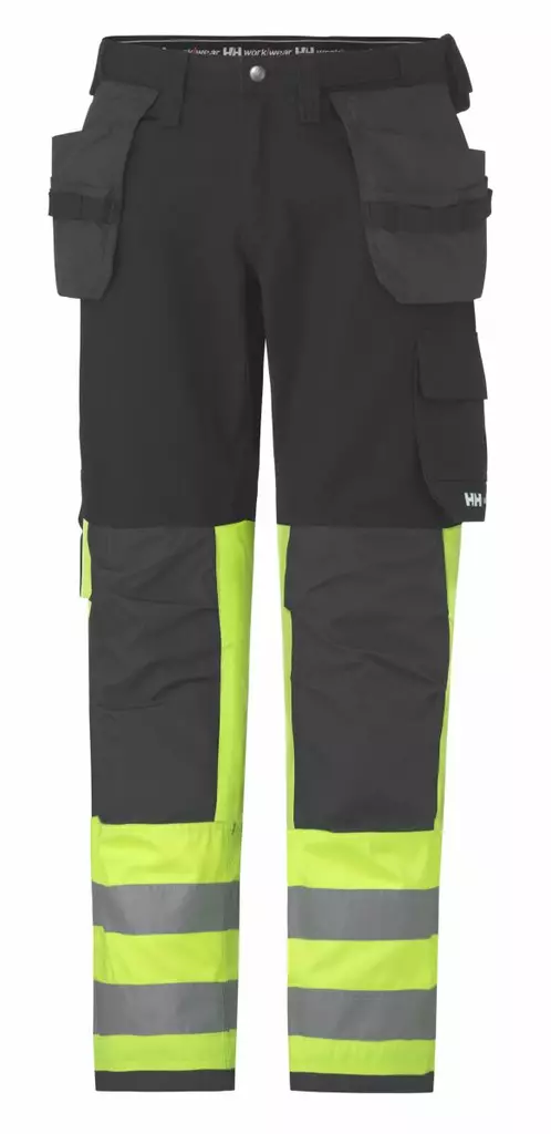 Helly Hansen Alna Cotton Cons Pant LK1, Musta/T.Harmaa - Helly Hansen Huomiohousut - 76486-993 - 1