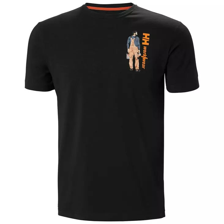 Helly Hansen Logo T-shirt, Black - Helly Hansen Työpaidat - 79261-993 - 1