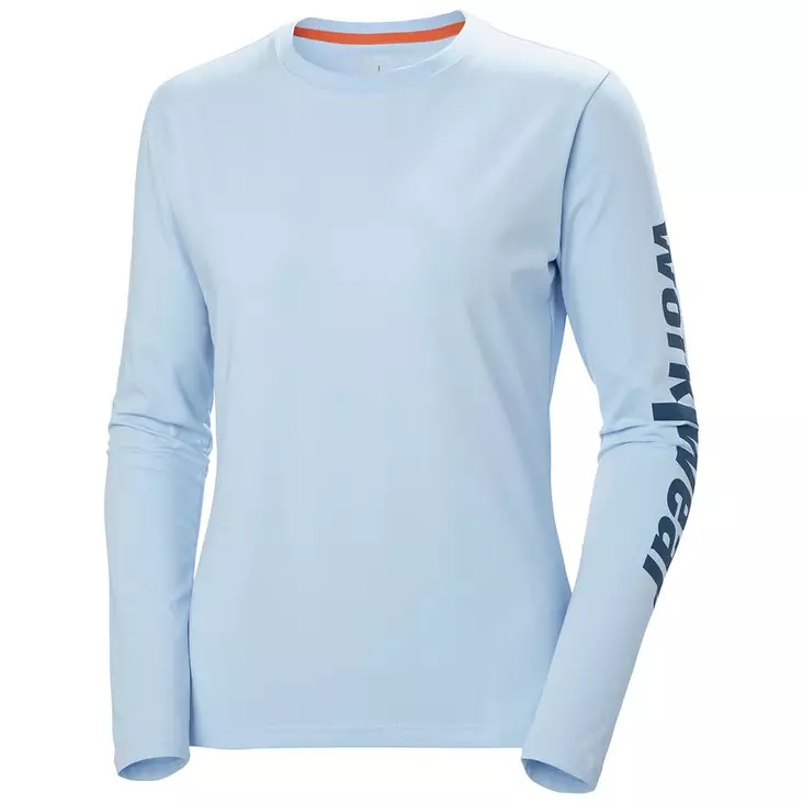 Helly Hansen W Logo Longsleeve, Pinnacle Blue - Helly Hansen Työpaidat - 79268-513 - 1