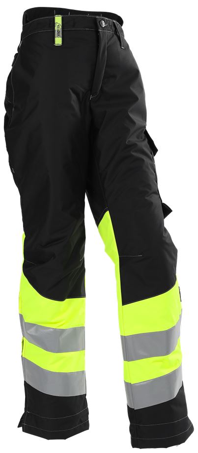 Leijona Naisten talvihousut HiVis 3.0, Keltainen/Musta - Huomiohousut - 131602-983 - 1