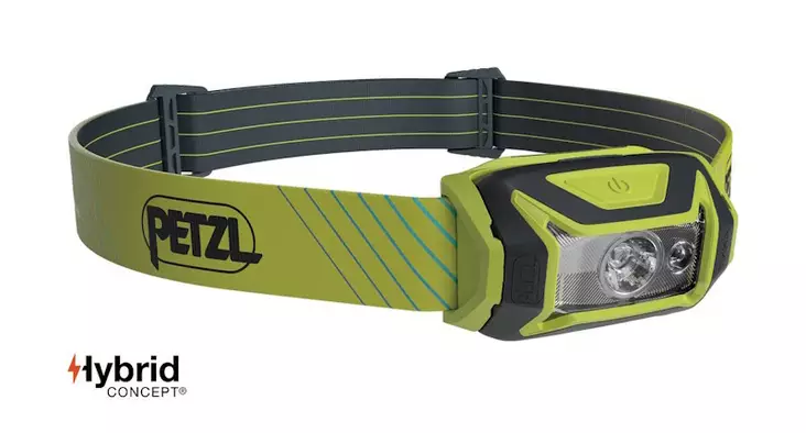 Petzl TIKKA CORE Otsalamppu keltainen, 450 lm - Otsalamput - E067AA03 - 1