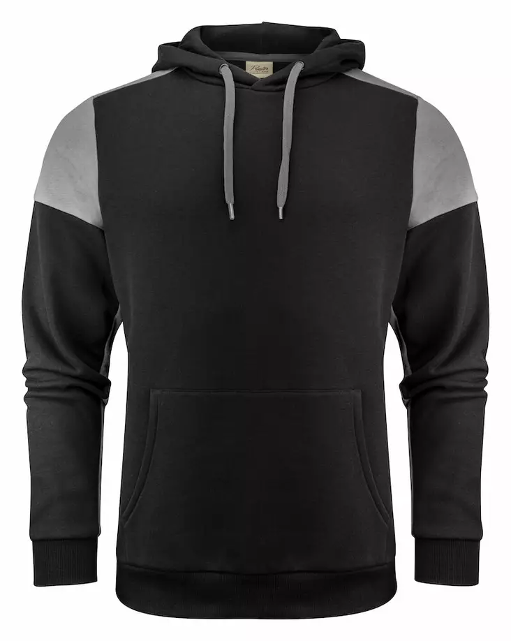 Printer Prime Hoodie, Musta / Antrasiitti - Kaikki Profiilivaatemerkit - 2262070-9093 - 1