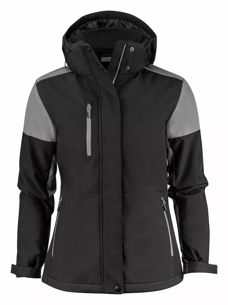 Printer Prime Padded Softshell Lady, musta / antrasiitti - Kaikki Profiilivaatemerkit - 2261072-9093 - 1