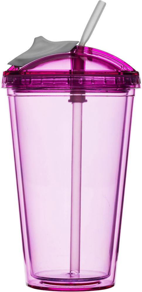 Sagaform Fresh smoothie mug, pinkki - Koti ja Keittiö - 5016653 - 1