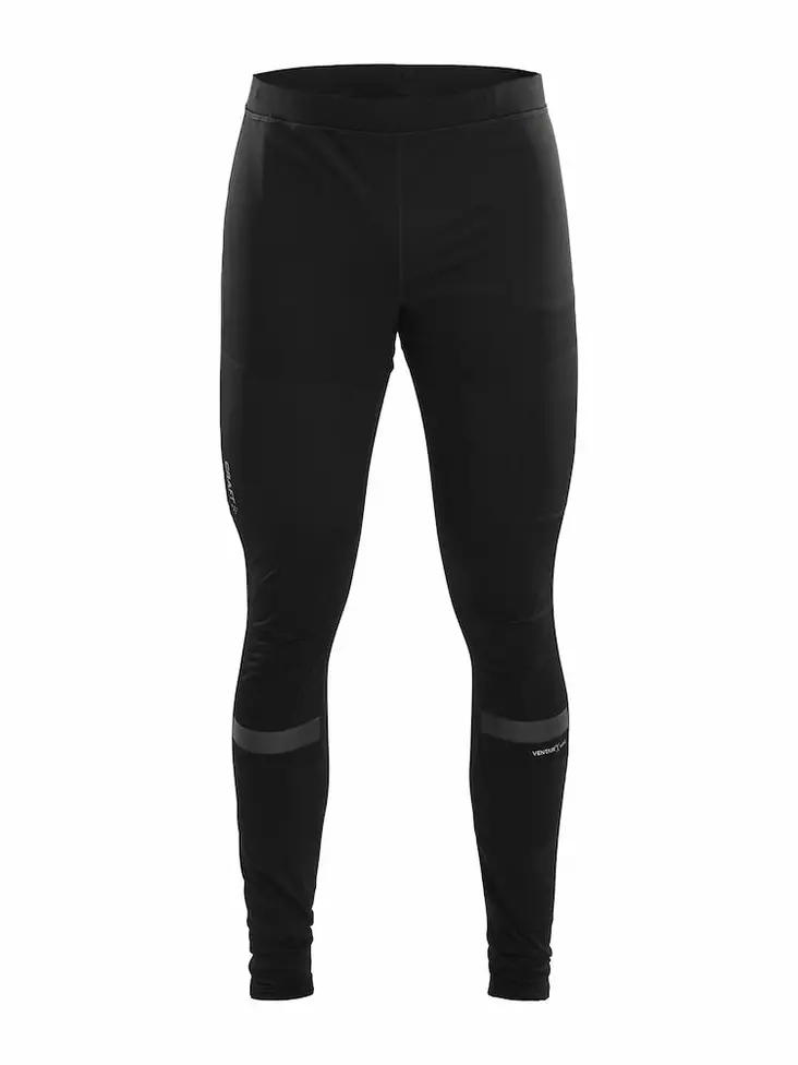 Warm Train Wind tights M, BLACK-TRANSPARENT GREY - Craft Vaatteet - 1906418-999003 - 1