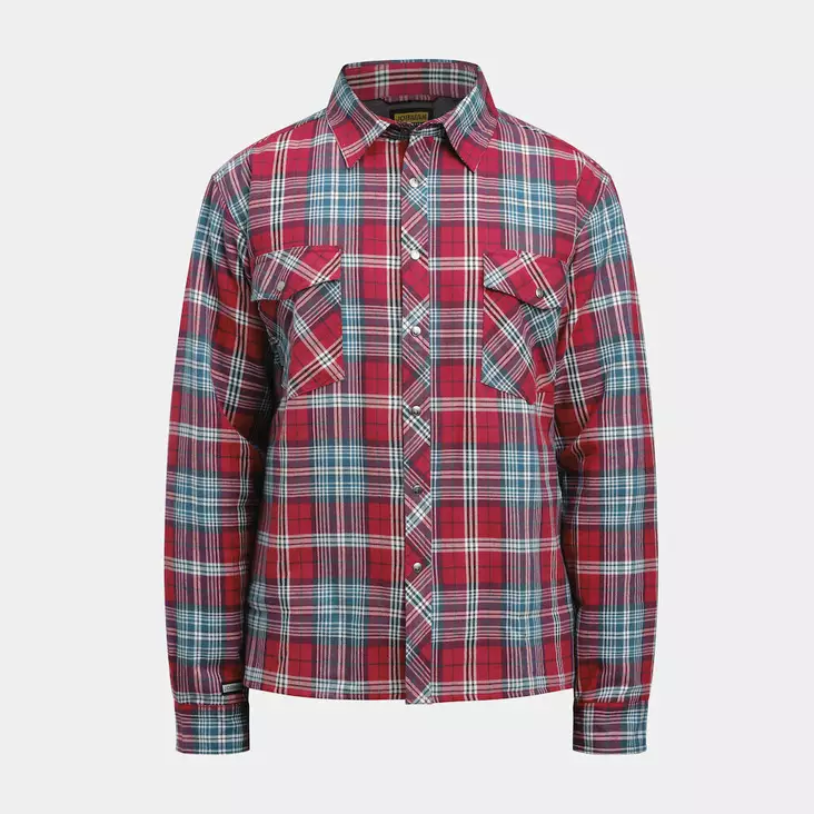 Jobman 5157 Vuorattu flanellipaita, Punainen/sininen - Jobman Työvaatteet - 65515701-4163 - 1