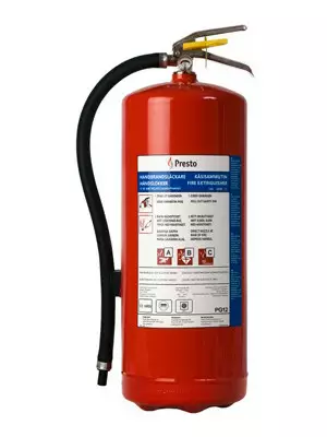 Presto PG12R, 12 kg jauhesammutin, RST, 55A 233B C - Jauhesammuttimet - PR-2033 - 1