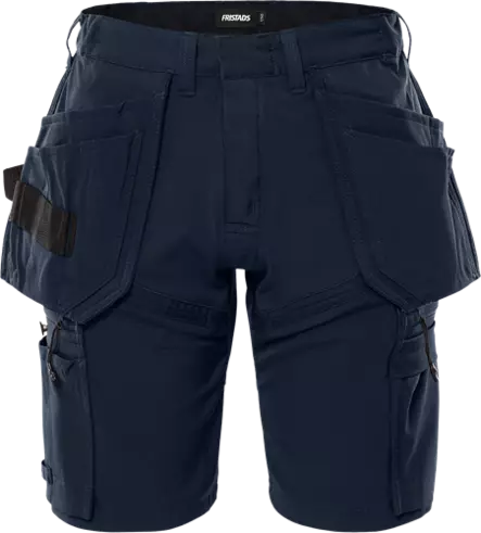 Fristads Rakentajan stretch shortsit 2598 LWS, Navysininen - Fristads Työshortsit - 134119-544 - 1