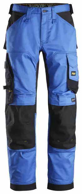 Snickers 6351 AllroundWork, Stretch Loose Fit Work Trousers, 5604 sininen-musta - Snickers Työhousut - 63515604 - 1