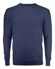 C&B Blakely Knitted Sweater Men's, Navy Melange - Cutter & Buck Vaatteet - 355402-554 - 1