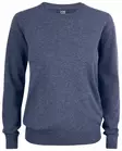 C&B Oakville Crewneck Ladies, Navy Melange - Cutter & Buck Vaatteet - 355417-554 - 1