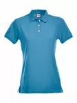 Clique Stretch Premium Polo Ladies, turkoosi - Clique Vaatteet - 028241-54 - 1