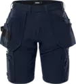 Fristads Rakentajan stretch shortsit 2598 LWS, Navysininen - Fristads Työshortsit - 134119-544 - 1