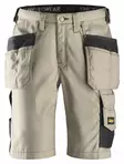 Snickers 3023 Työshortsit riipputaskuilla, RipStop, 2004 Khaki/musta - Snickers Työshortsit - 30232004 - 1