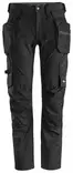 Snickers 6208 LiteWork, Trousers+ Detachable Holster Pockets, 0404 musta - Snickers Työhousut - 62080404 - 1