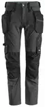 Snickers 6208 LiteWork, Trousers+ Detachable Holster Pockets, 5804 ter.harmaa-musta - Snickers Työhousut - 62085804 - 1