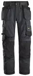 Snickers 6251 AllroundWork, Stretch Loose Fit Work Trousers Holster Pockets, 5804 harm-musta - Snickers Työhousut - 62515804 - 1