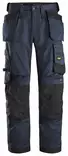 Snickers 6251 AllroundWork, Stretch Loose Fit Work Trousers Holster Pockets, 9504 navy-musta - Snickers Työhousut - 62519504 - 1