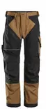Snickers 6314 RuffWork, Canvas+ Work Trousers+, 1204 ruskea-musta - Snickers Työhousut - 63141204 - 1