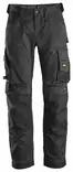 Snickers 6351 AllroundWork, Stretch Loose Fit Work Trousers, 0404 musta - Snickers Työhousut - 63510404 - 1