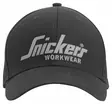 Snickers 9041 Logo-lippis, 0404 Musta - Snickers Asusteet ja Tarvikkeet - 90410404 - 1