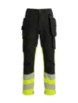 BoSafety HV Stretch RT-housut LK1, Kelta/Musta COMBO PLUS - Huomiohousut - TR-COMBOP-C1-0204 - 1