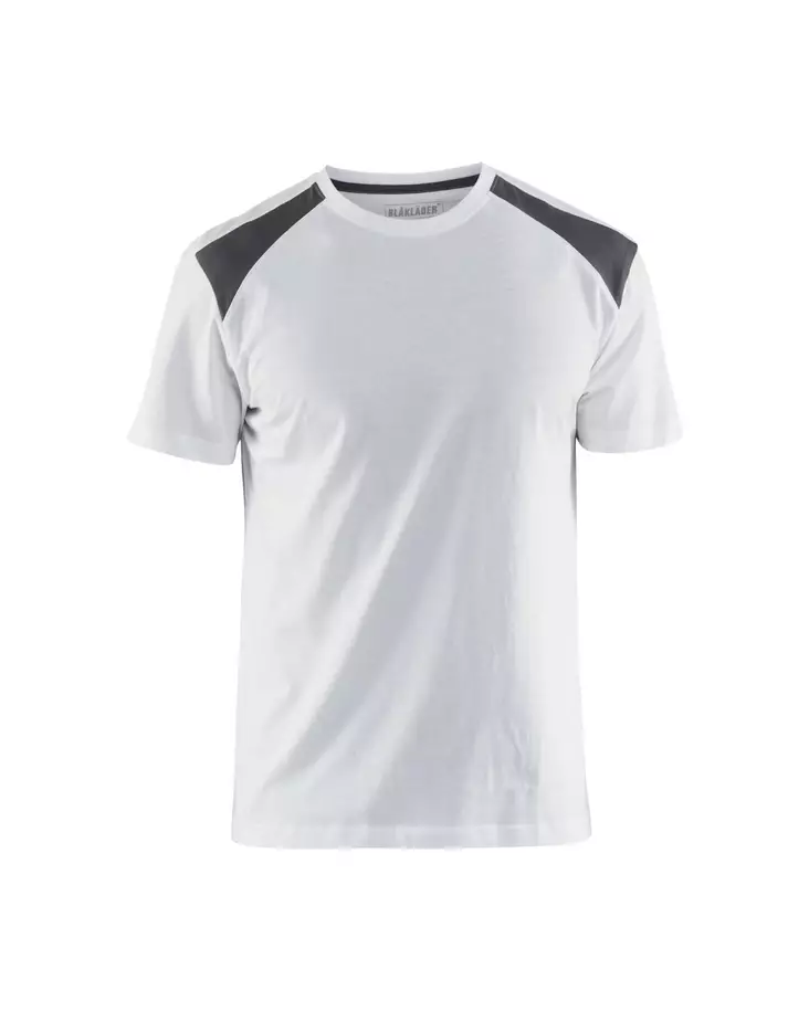 Blåkläder T-paita Valkoinen/Harmaa - Blåkläder Työvaatteet - 337910421094 - 1