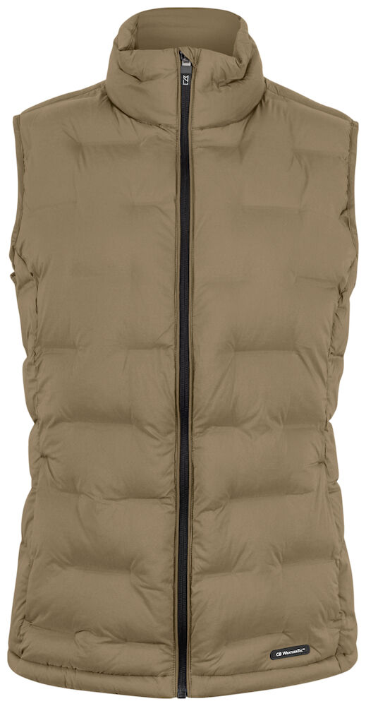 C&B Baker Vest Ladies, Khaki - Cutter & Buck Vaatteet - 351469-04 - 1