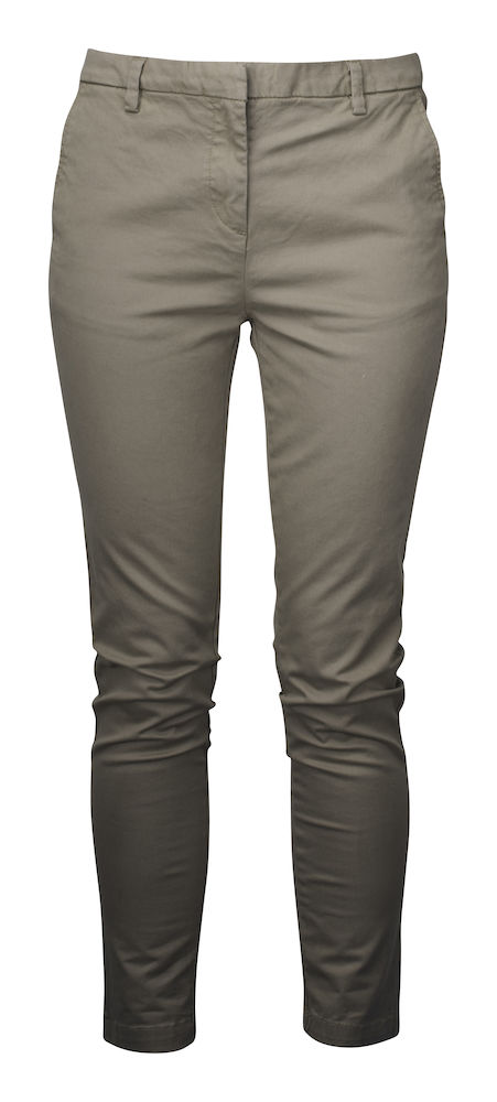 C&B Bridgeport Chinos Ladies, khaki - Cutter & Buck Vaatteet - 356407-04 - 1