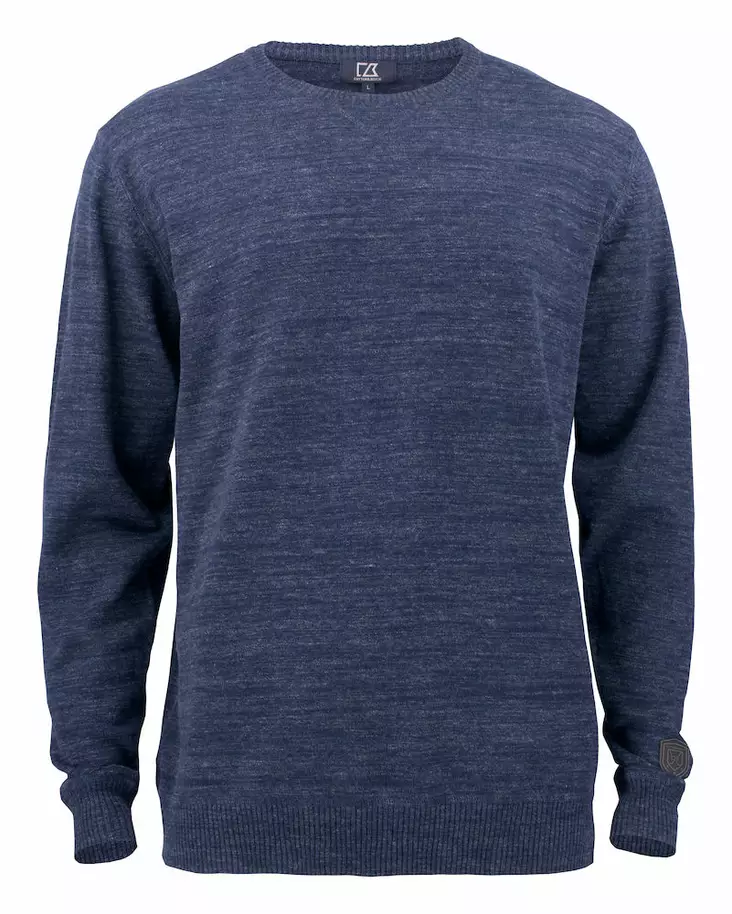 C&B Eatonville Sweater, Meleerattu t.sininen - Cutter & Buck Vaatteet - 355412-554 - 1