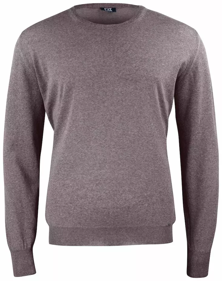 C&B Kennewick Crewneck, Nougat Melange - Cutter & Buck Vaatteet - 355406-834 - 1