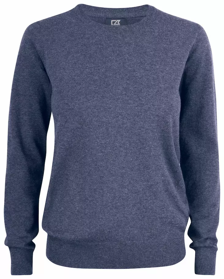 C&B Oakville Crewneck Ladies, Navy Melange - Cutter & Buck Vaatteet - 355417-554 - 1